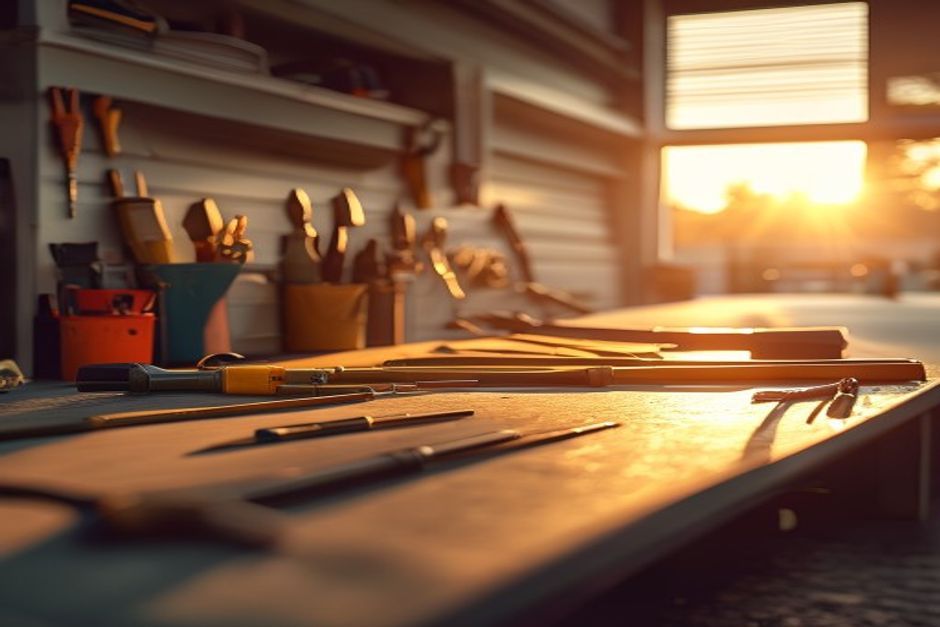 Steven Brothers Garage Door Repairs Inc — professional Garage Door Repair in Orange, branded work van and team — Garage Door Repair near me